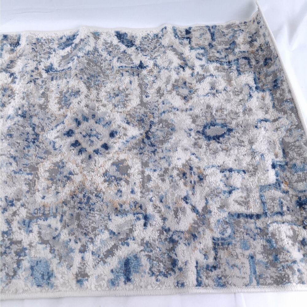 2' x 3' Runner Rug Mohawk Home Lambert Blue Rug (Pyramus Pattern) - Picture 3 of 11